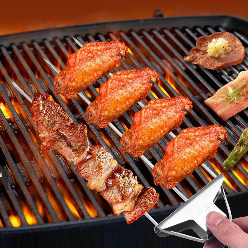 Mroix™ GrillGaffel | Med Automatisk Skyder