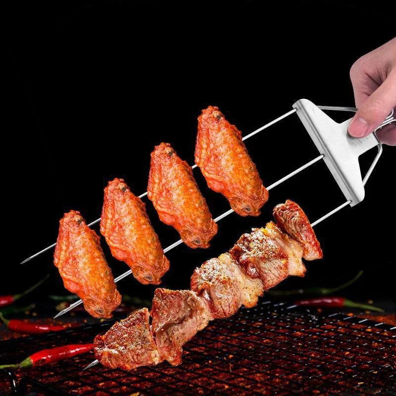 Mroix™ GrillGaffel | Med Automatisk Skyder